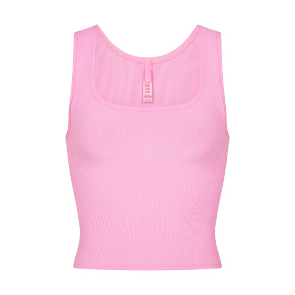 SKIMS Tops - NWT SKIMS SOFT LOUNGE TANK COTTON CANDY PINK SIZE MEDIUM